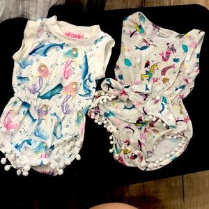 Mermaid rompers